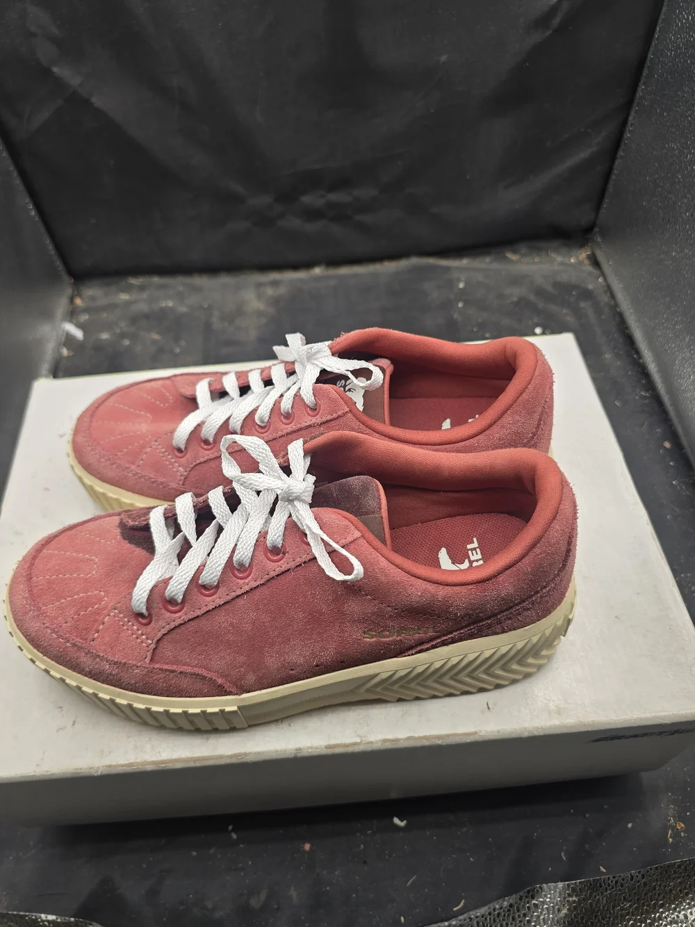 Sorel suede upper